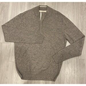 Johnnie-O Essex 100% Cashmere Quarter Zip Sweater Speckled Sz Small S $298